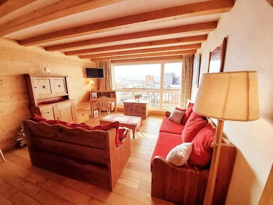 Apartment 60M2 Coeur Station Esprit Montagne Et Skis Aux Pieds Huez