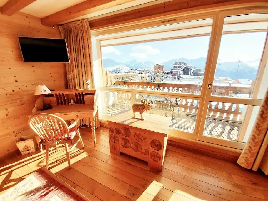 Apartment 60M2 Coeur Station Esprit Montagne Et Skis Aux Pieds Huez